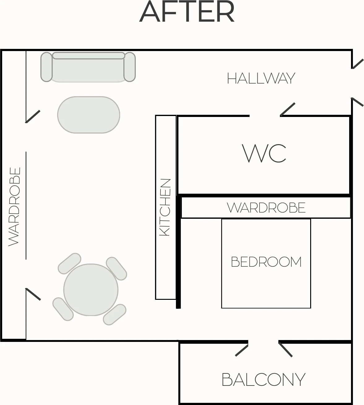 Classic Pearl, floor plan after