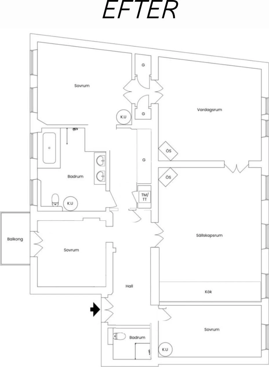 The Grand Celeste, floor plan after