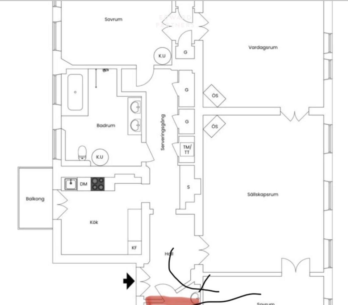 The Grand Celeste, floor plan before