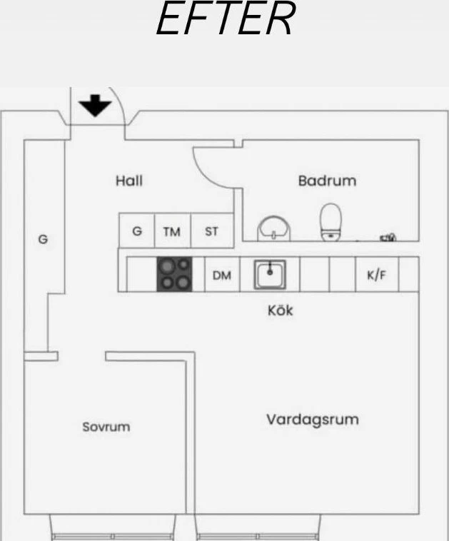 The Nest, floor plan after